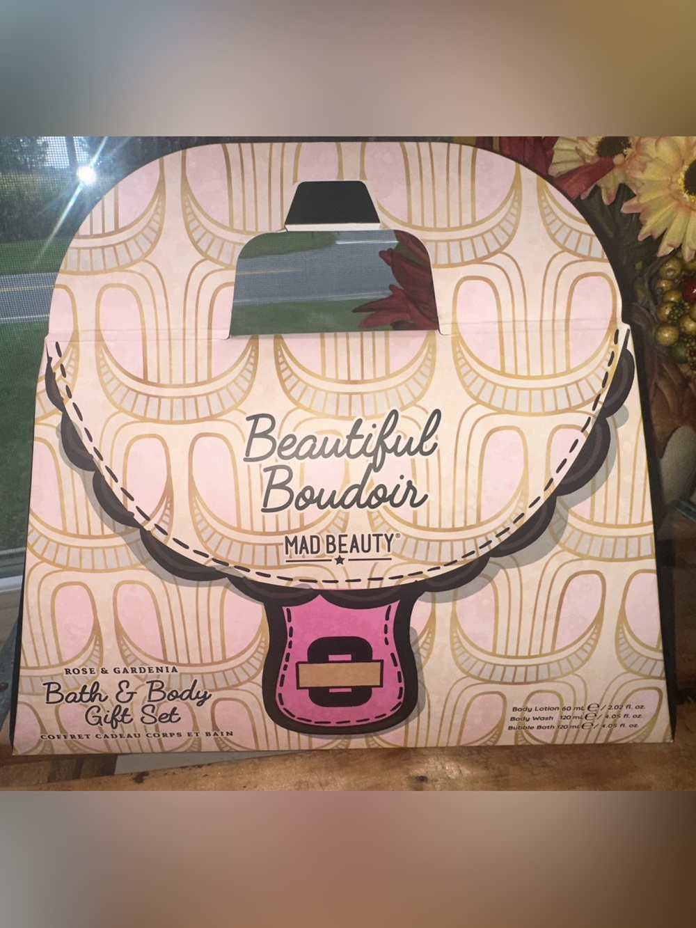 Beautiful Boudoir Mad Beauty Rose & Gardenia Bath & Body Gift Set ~ New
